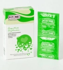 Fitone Zevk Geciktiricili Kokusuz Prezervatif 12'li