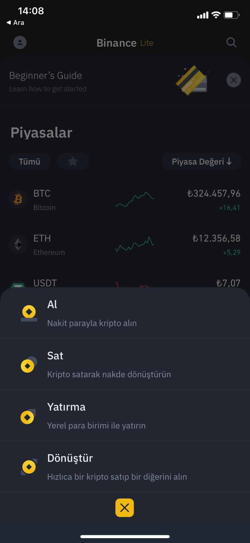 turkiye bitcoin satin al