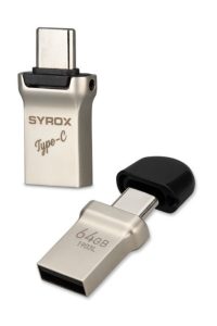 Syrox 64gb Type-c Usb + Usb Otg Flash Bellek