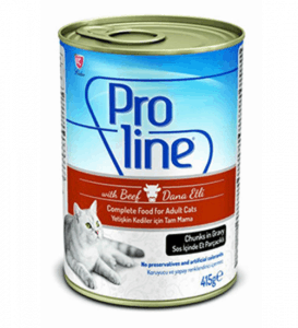 Proline – Biftekli Sos İçinde Yetişkin Kedi Konservesi