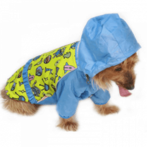 Petzanya - Space Romper Küçük ve Orta Irklar İçin Tulum-Mont Yağmurluk Köpek Kıyafeti
