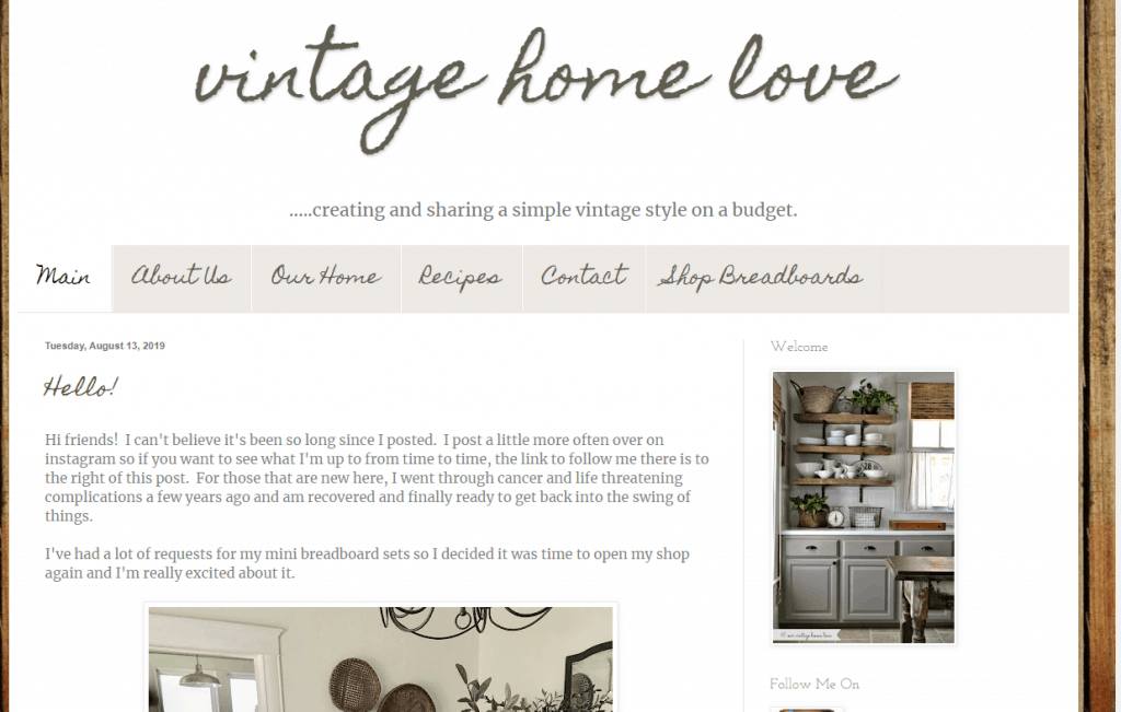 Our Vintage Home Love
